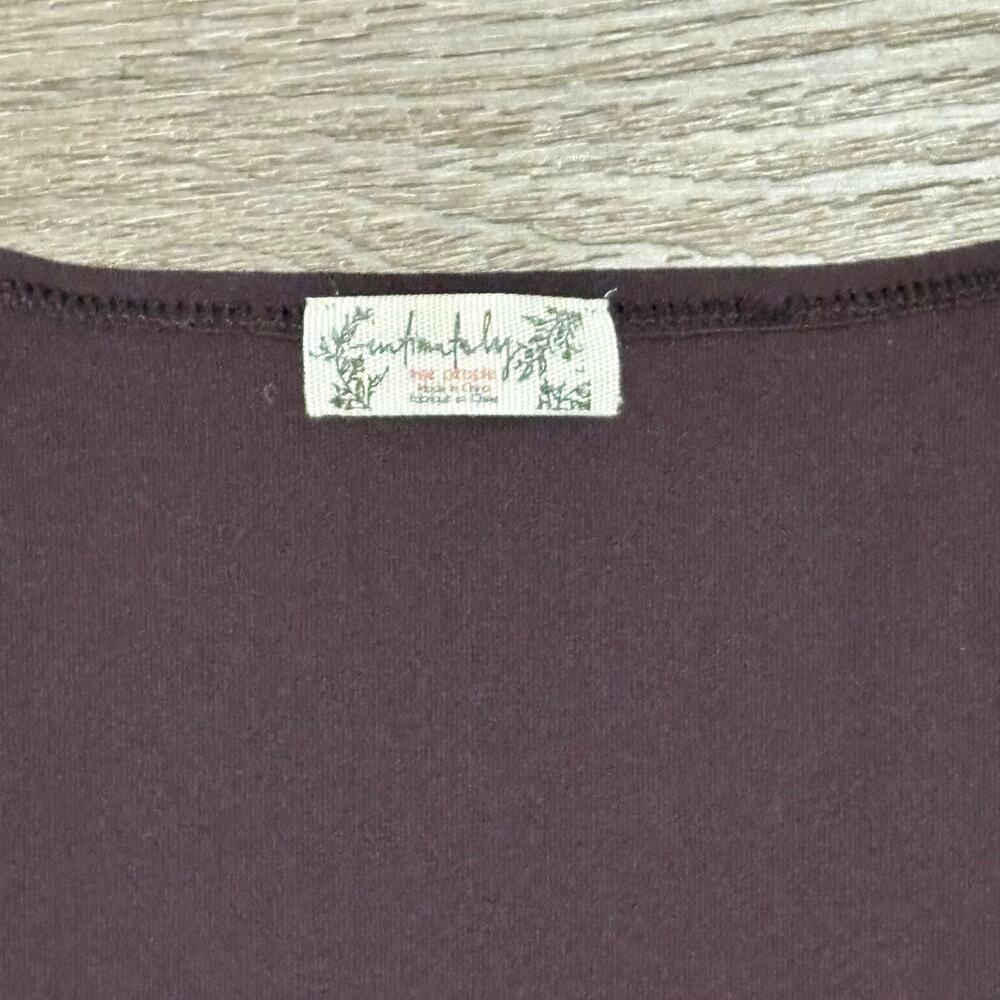 Intimately Free People Brown Mesh Lined Bodysuit M - Picture 6 of 10